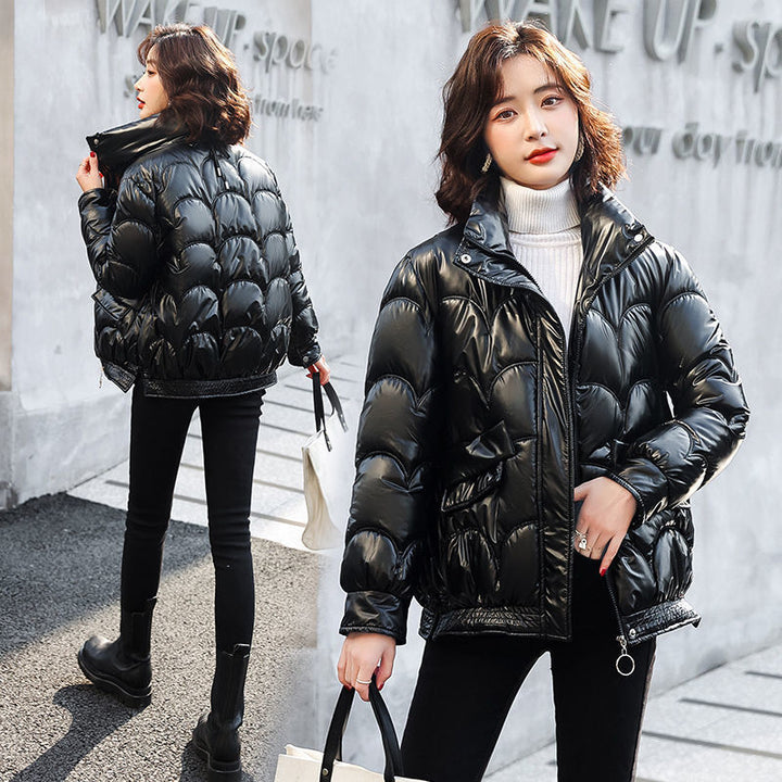 Damen Modische und wattierte Steppjacke Drune