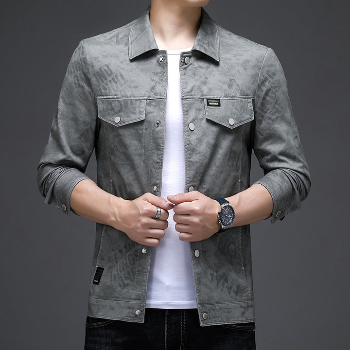 Herren Jeansjacke mit modischem Schnitt und praktischen Taschen Drune
