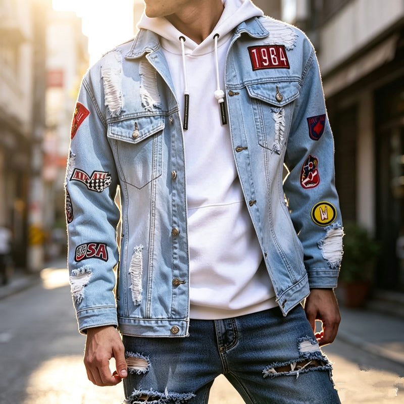 Herren Jeansjacke Drune