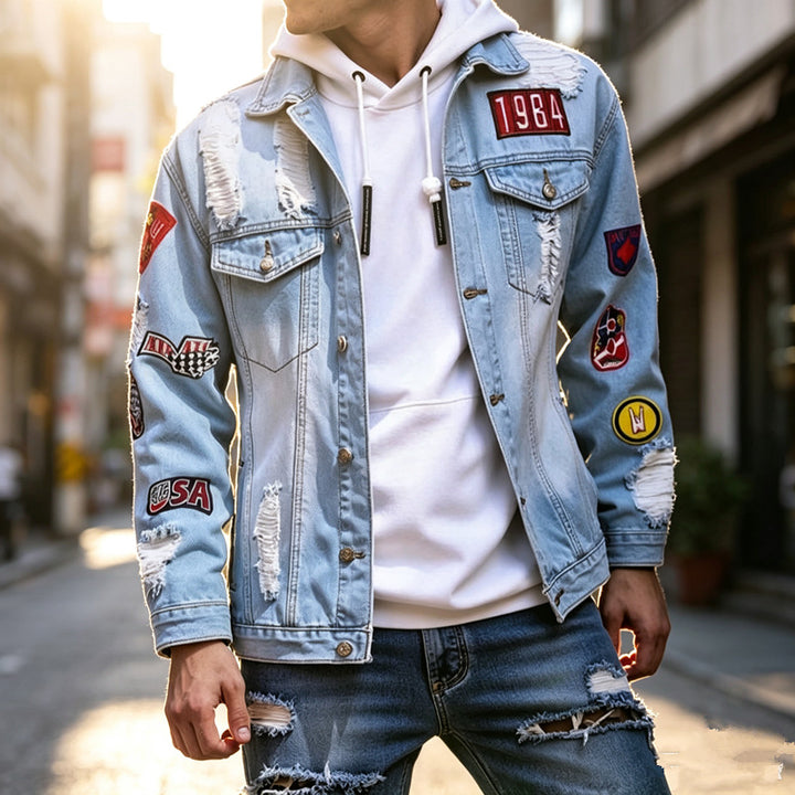 Herren Jeansjacke Drune