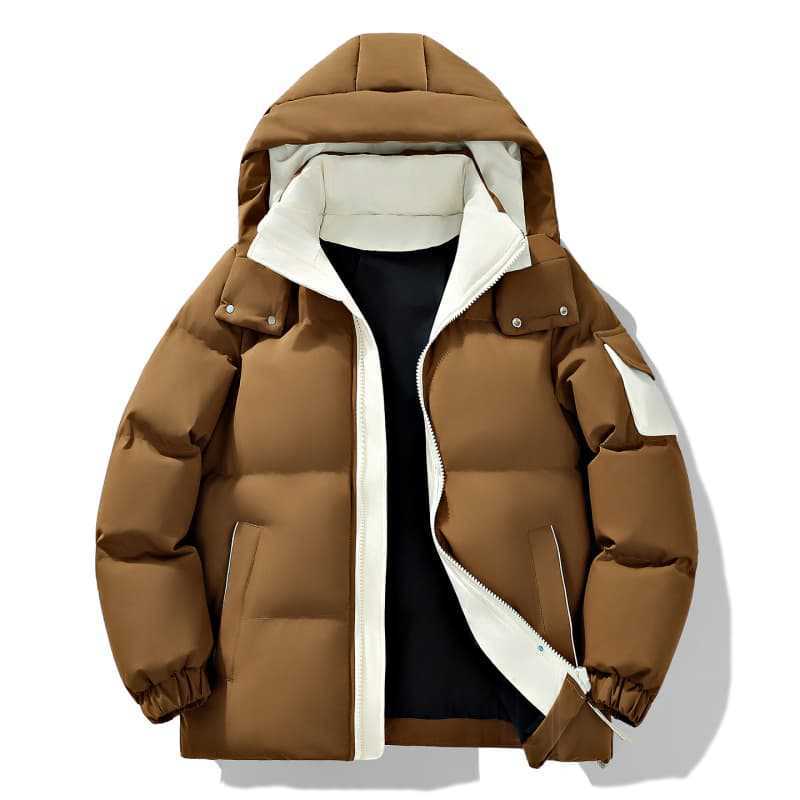 Damen Wärmende gesteppte Daunenjacke mit Kapuze Drune