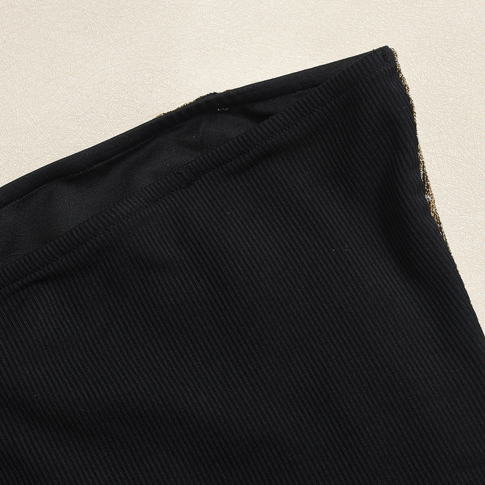 Damen Party Minikleid mit schimmerndem Pailletten-Effekt und figurbetontem Schnitt Drune
