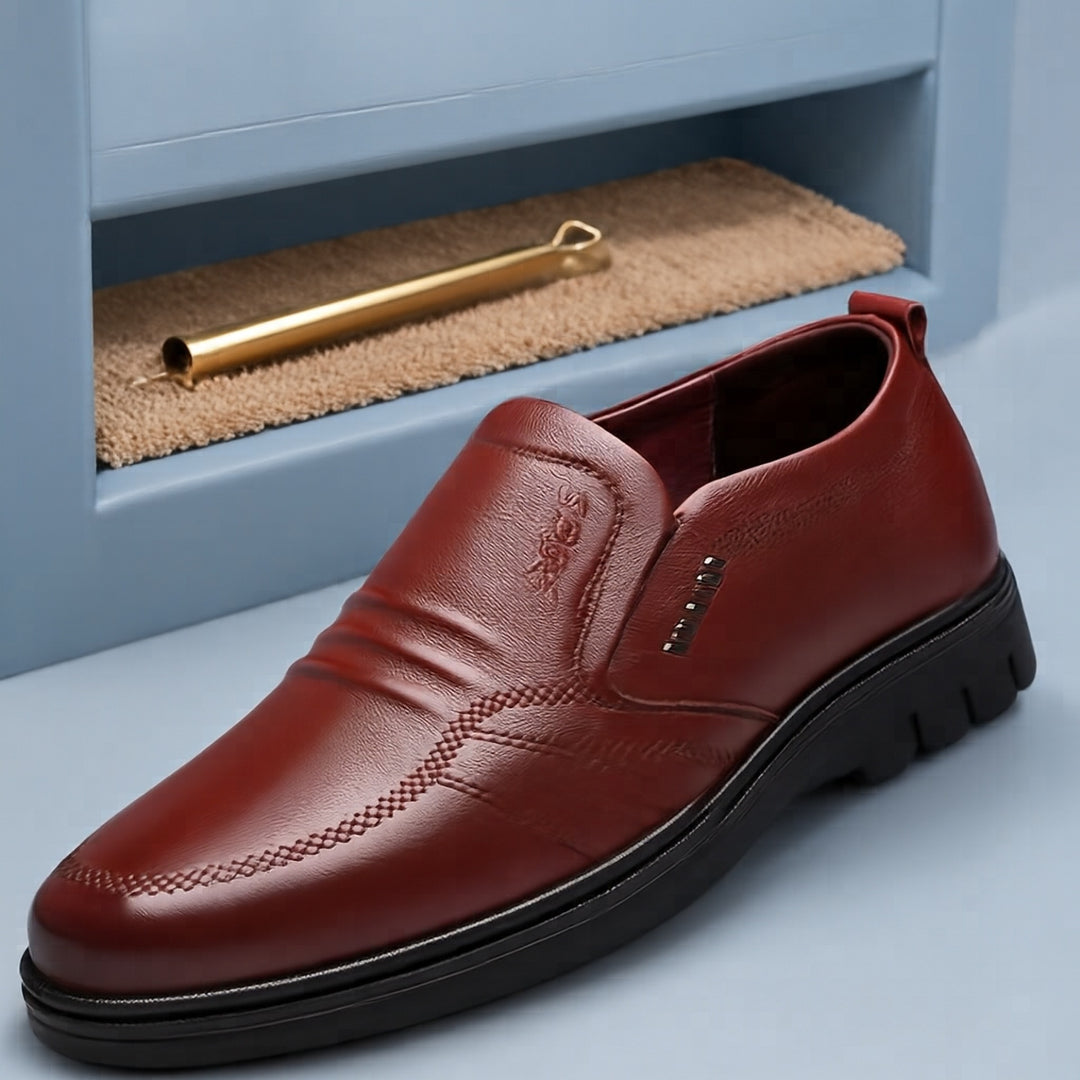 Herren Bequeme Slip-On Lederschuhe Drune 1788175503