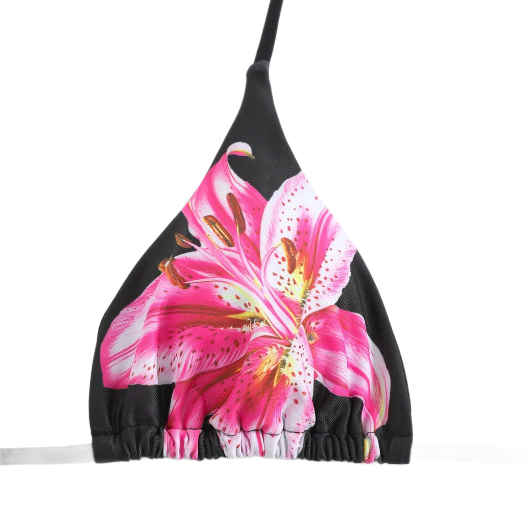 Damen Bikiniset mit floralem Wickelrock Drune
