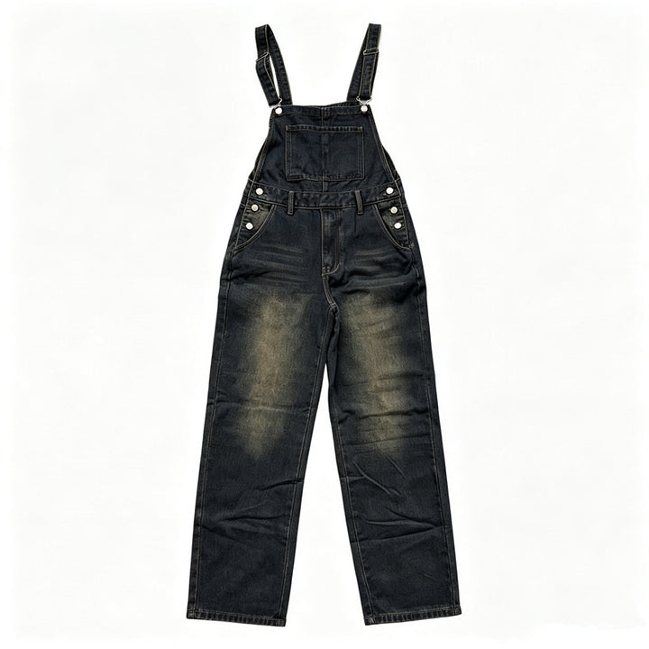 Herren Lässige Jeanslatzhose Drune