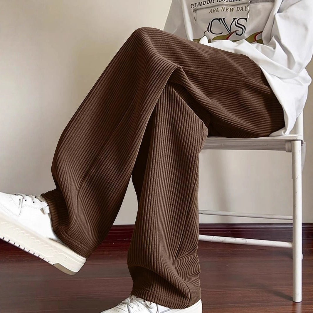 Damen Elegante und Bequeme Freizeithosen mit Struktur Drune