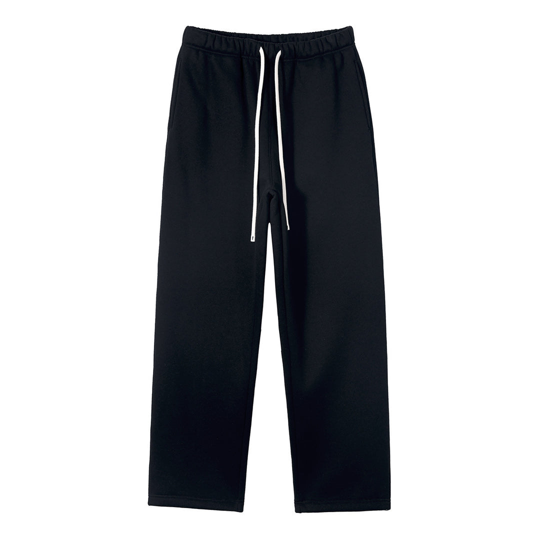 Damen nan weite Relax-Sweathose mit elastischem Komfortbund, kontrastierendem Kordelzug und geradem Bein Drune