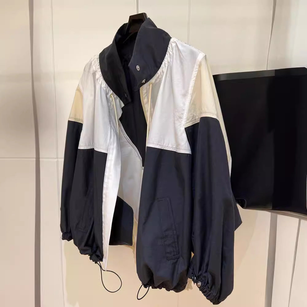 Damen Sportliche Übergangsjacke mit hohem Kragen Drune