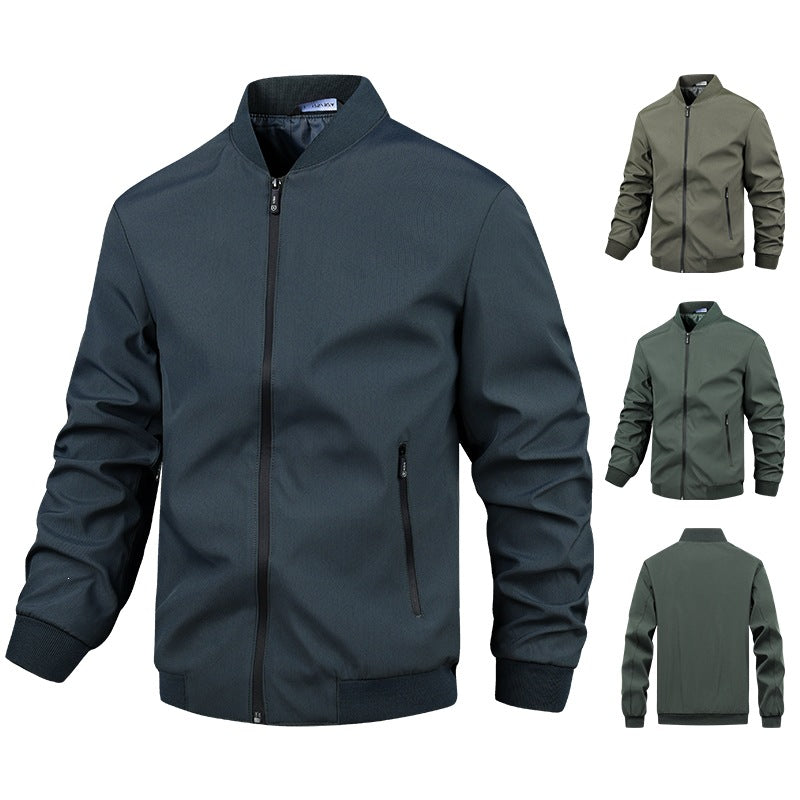 Herren Modische Freizeitjacke mit Stehkragen Drune 1787738675