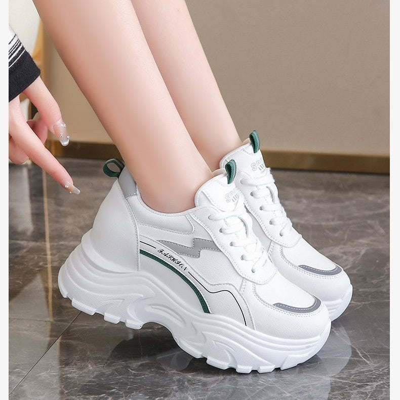Damen Sportliche Sneakers mit dämpfender Profilsohle und atmungsaktive Obermaterialstruktur Drune