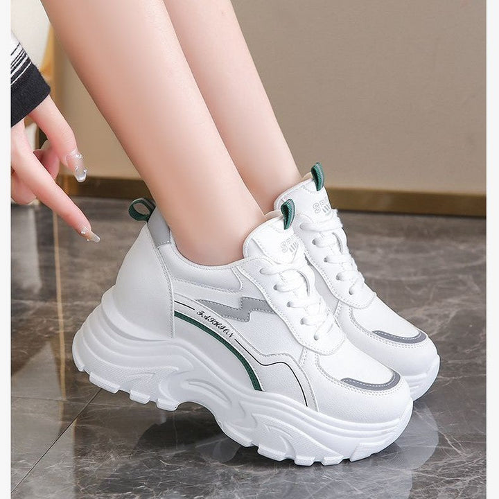 Damen Sportliche Sneakers mit dämpfender Profilsohle und atmungsaktive Obermaterialstruktur Drune