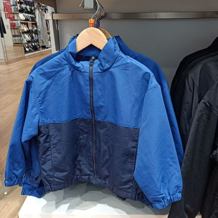 Damen leichte Übergangsjacke mit Stehkragen Drune