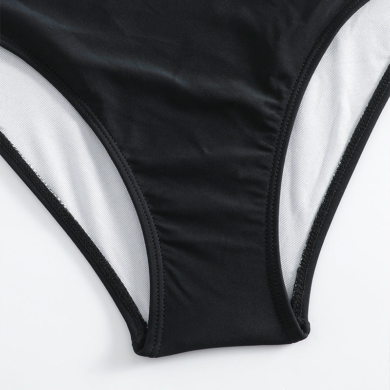 Damen Einteiliger Badeanzug mit innovativem Cross-Design Drune
