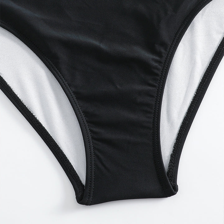 Damen Einteiliger Badeanzug mit innovativem Cross-Design Drune