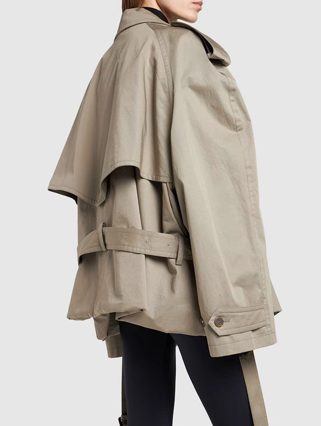 Drune | Trenchjacke - Polyester-Mischung - Modern und Vielseitig