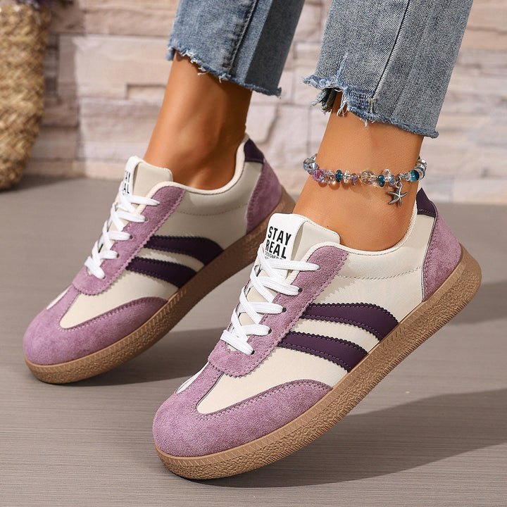 Damen Urbanes Lifestyle-Sneaker mit sportlichem Obermaterial und rutschfester Sohle Drune
