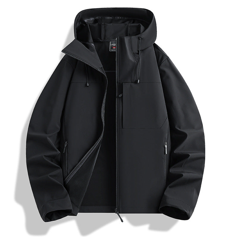 Herren Leichte und wasserdichte Outdoor-Jacke Drune