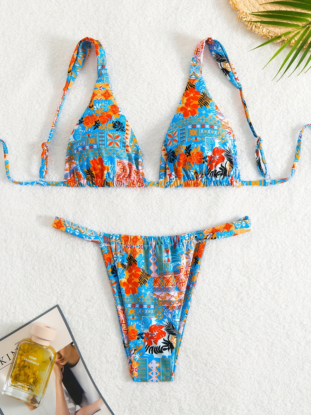 Damen Triangel-Bikini mit raffiniertem Animal-Print Drune