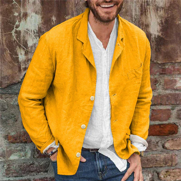 Drune | - Leichte Baumwoll-blazer für Herren: Komfort und Stil