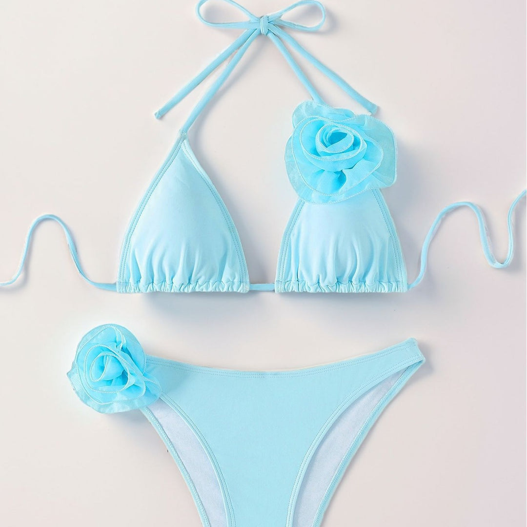 Damen Bikini mit floralem Design Drune