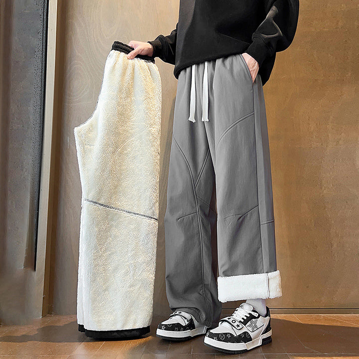 Unisex Plüschige Relaxed Fit Freizeithose