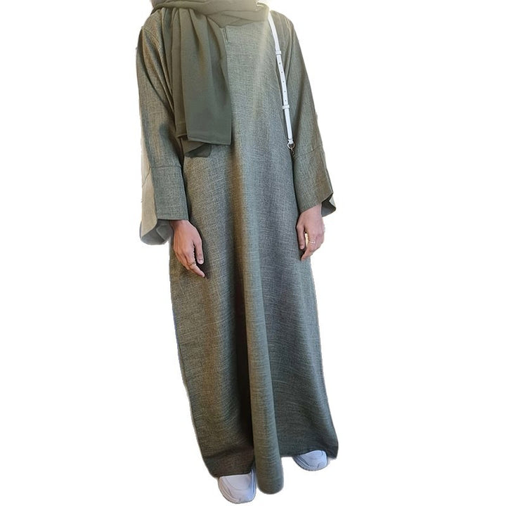 Damen Kaftan-Kleid mit weitem Schnitt und eleganter Verarbeitung Drune