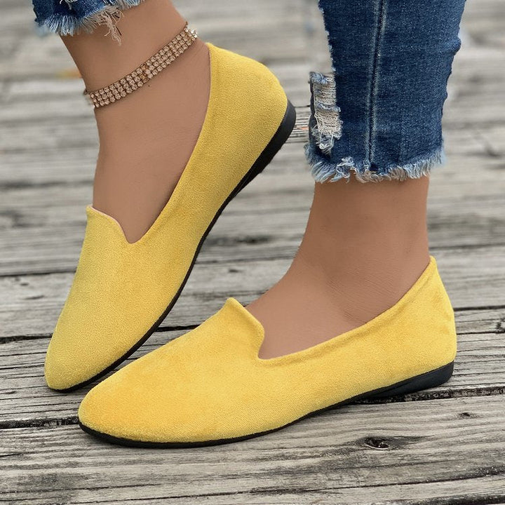 Damen Mokassins mit eleganter Schnittform aus hochwertigem Wildleder Drune