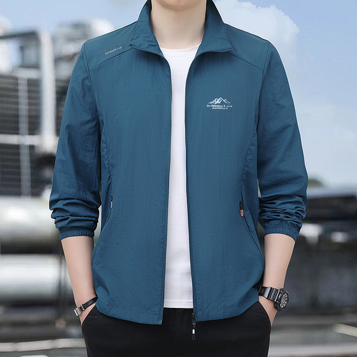 Herren Leichte Outdoor-Jacke mit Windschutz Drune
