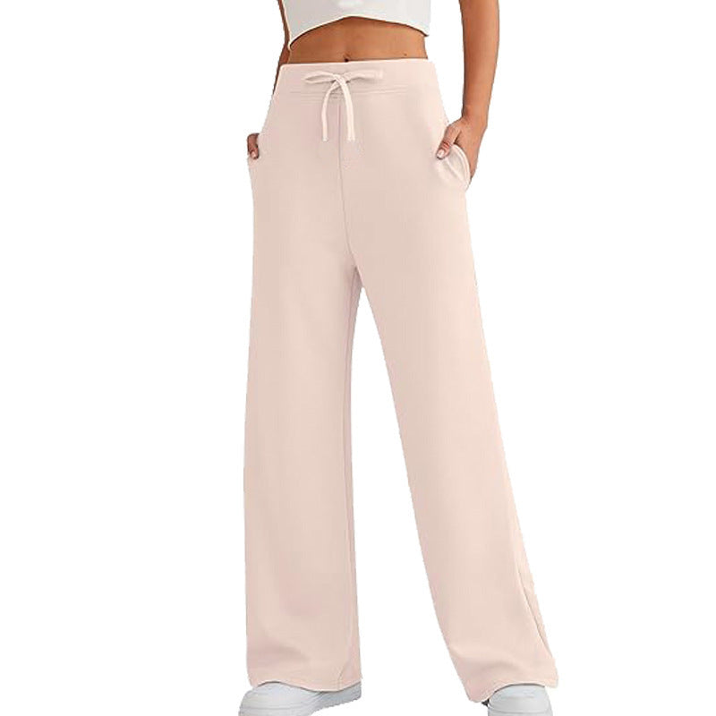 Damen Weite Freizeit-Hose mit elastischem Bund und praktischen Taschen Drune