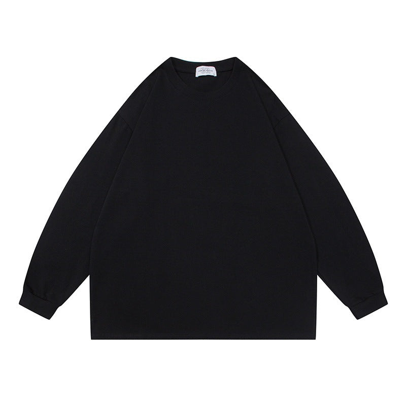 Unisex Oversize-Longsleeve aus schwerer Baumwollmischung mit Raglanärmeln und gerippten Bündchen Drune