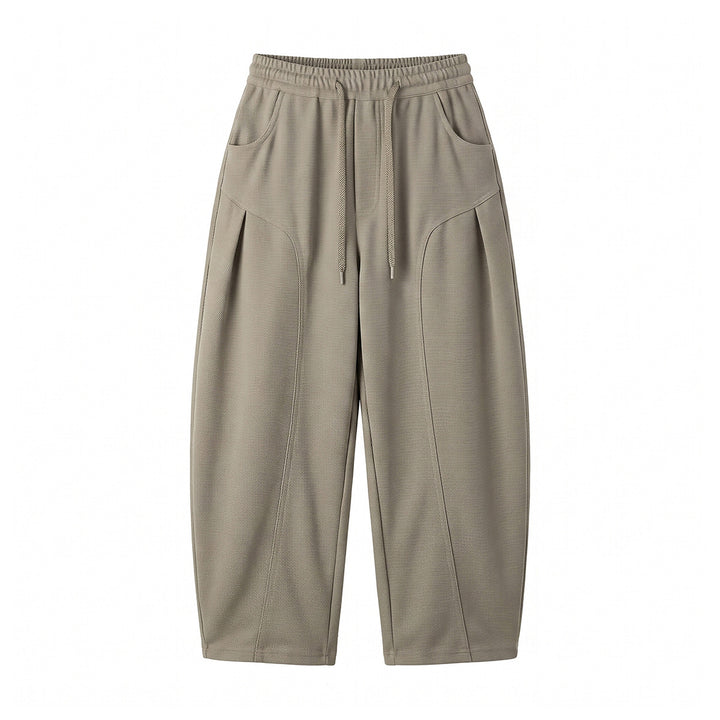 Damen Weite Cropped-Jogginghose Drune