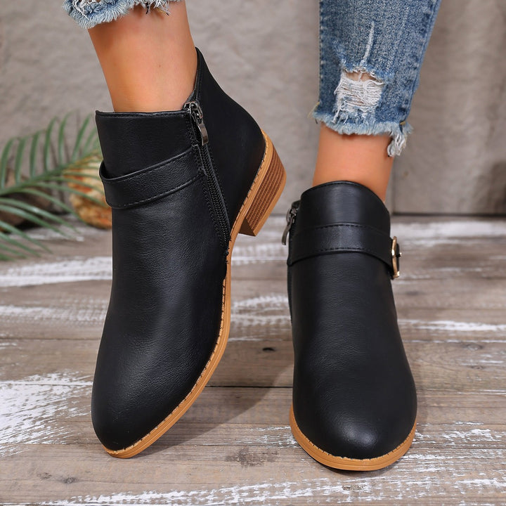 Damen Elegante und Bequeme Stiefeletten Drune