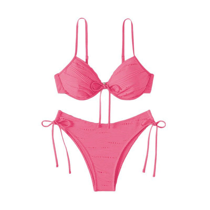 Damen Triangelbikini mit verstellbaren Bindebändern Drune