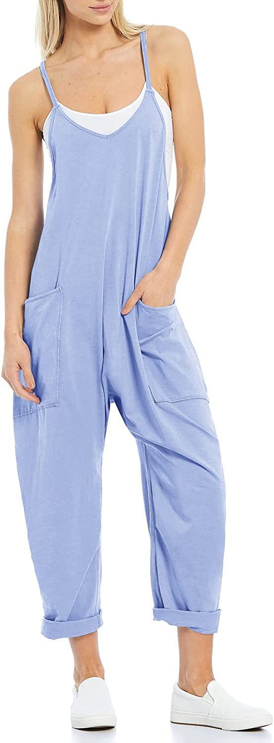 Damen Lässige und bequeme Latzhose Drune