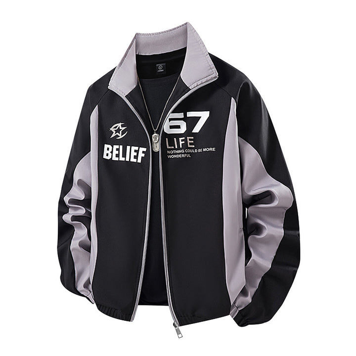 Herren Sportliche Übergangsjacke mit Reißverschluss und praktischen Taschen Drune