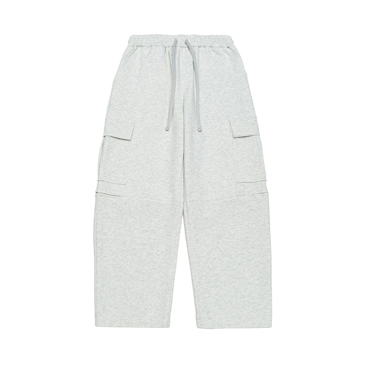 Damen Cargo-Sweathose mit Tunnelzugbund und aufgesetzten Taschen Drune