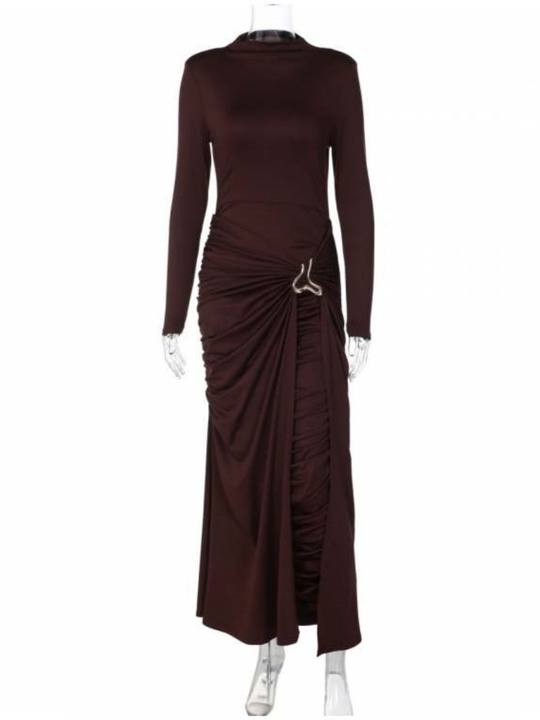 Damen Elegantes Kleid mit innovativem Design und kunstvollen Drapierungen Drune