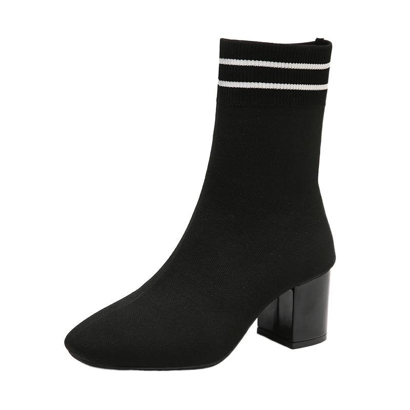 Damen Sportliche und elegante Knöchel-Stiefeletten Drune