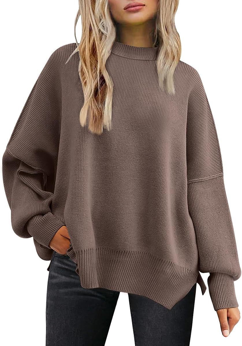 Damen lässiger Strickpullover Drune