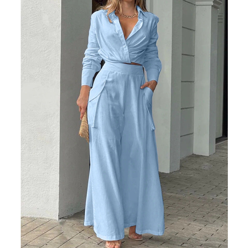 Damen Elegantes und lässiges Zweiteiler-Set Drune