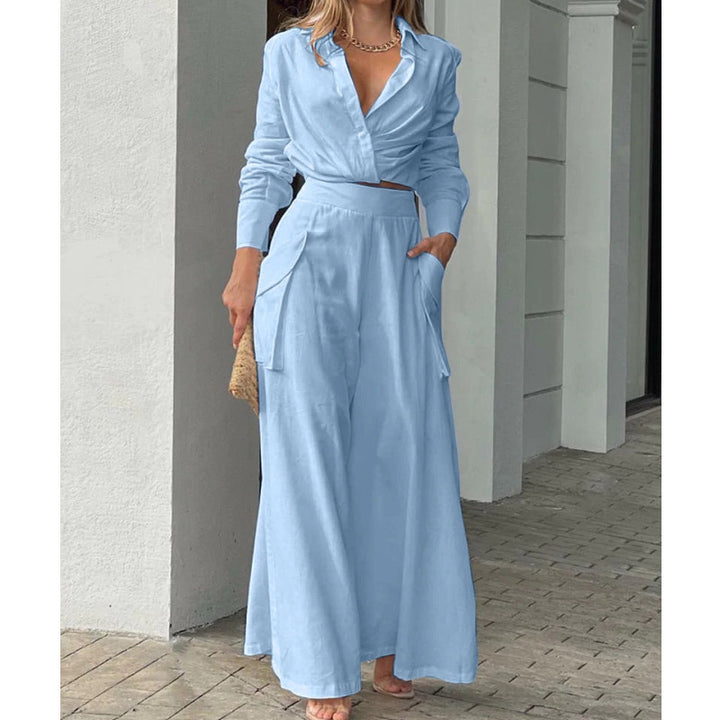 Damen Elegantes und lässiges Zweiteiler-Set Drune