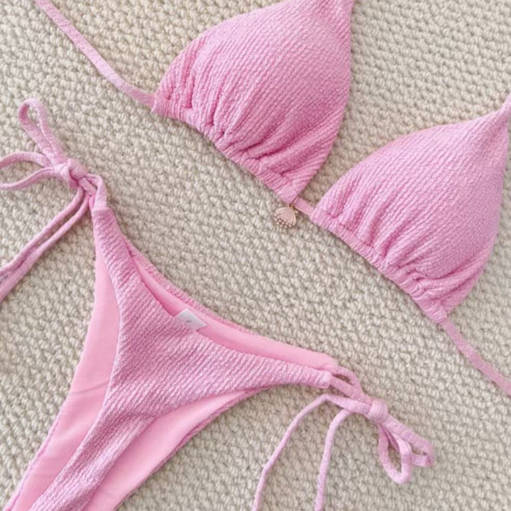 Damen Triangel-Bikini mit raffinierten Details Drune