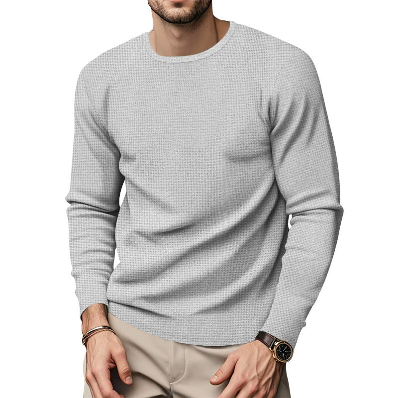 Herren Langarmshirt im strukturierten Design Drune