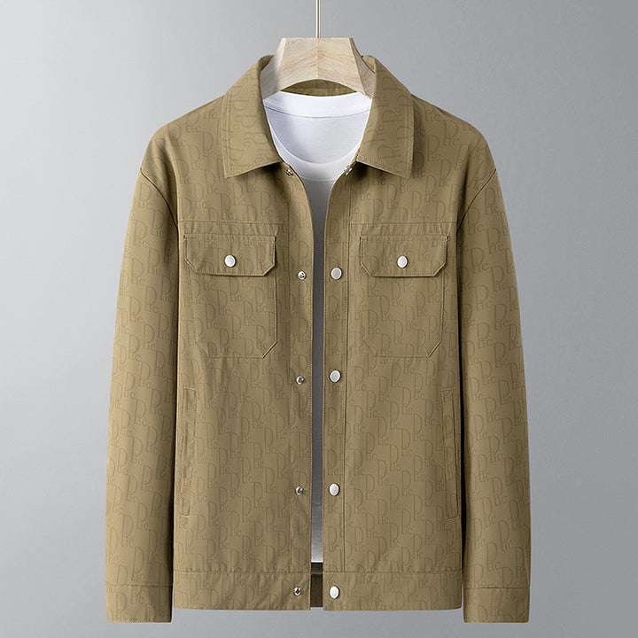 Herren Modische Utility-Jacke Drune