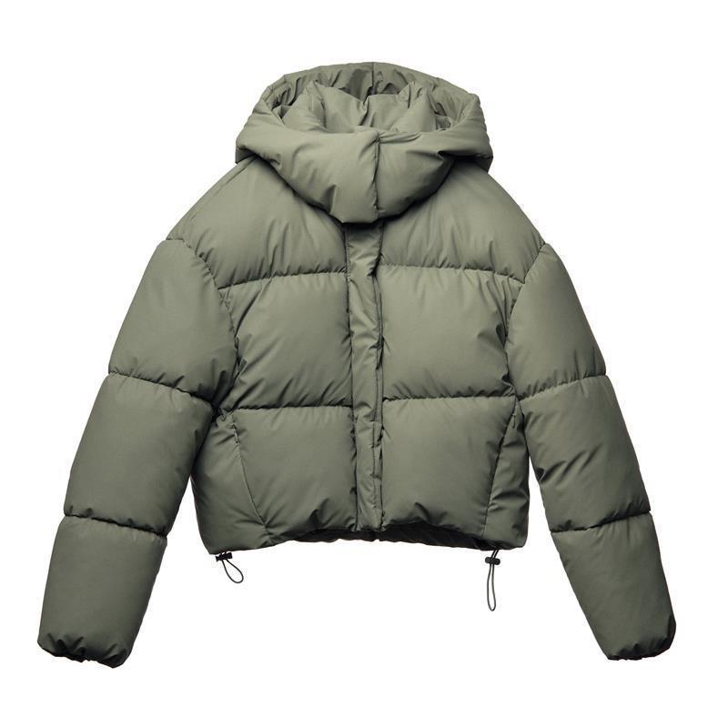 Drune | Damen Hoodie Pufferjacke