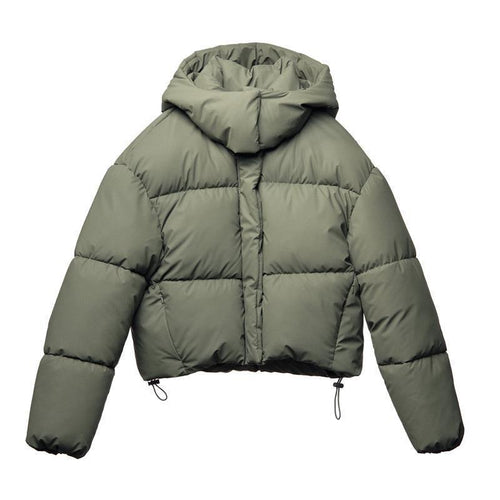 Drune | Damen Hoodie Pufferjacke