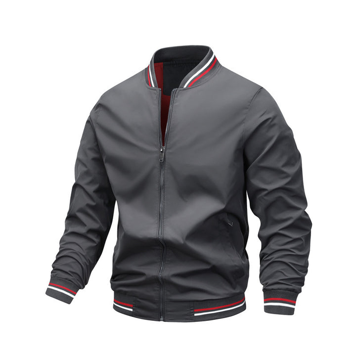 Herren Sportliche Retro Bomberjacke Drune