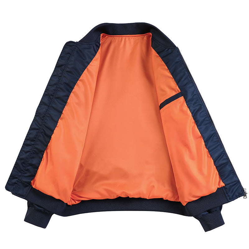 Herren Leichte Flieger-Bomberjacke mit wasserabweisender Shell und Kontrastfutter Drune