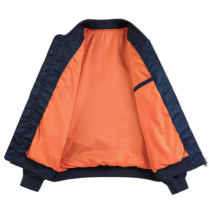 Herren Leichte Flieger-Bomberjacke mit wasserabweisender Shell und Kontrastfutter Drune
