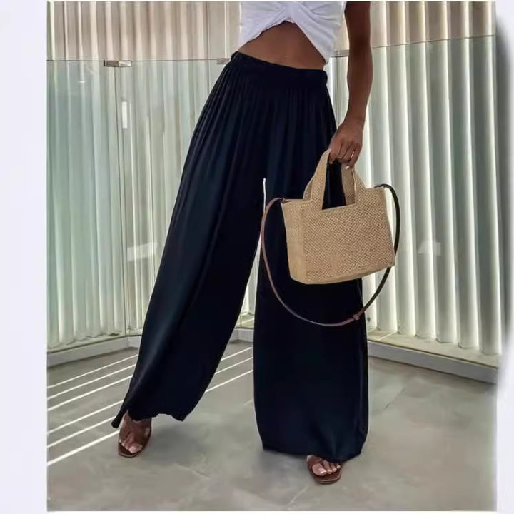 Damen Elegante und luftige Palazzo-Hose Drune